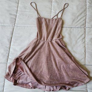 Strappy Soft Pink w/Sparkle Dress